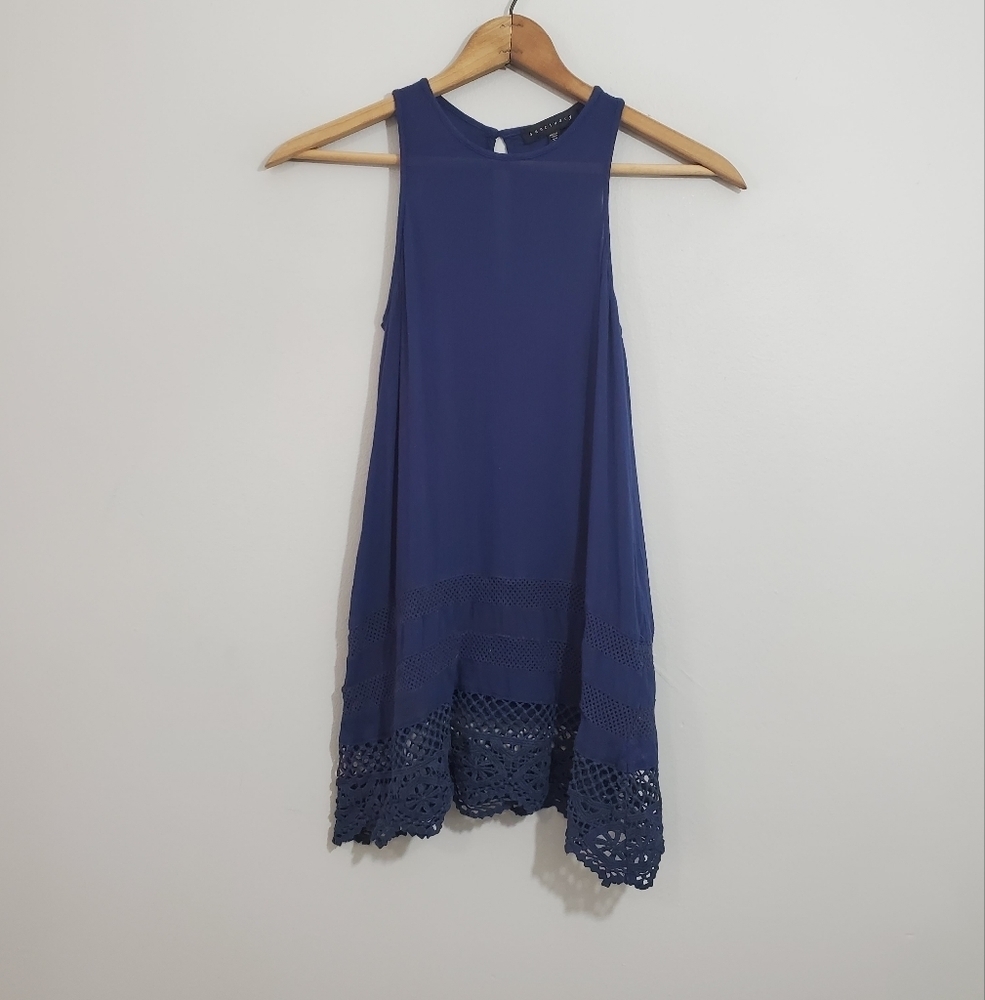NWOT Anthro Sanctuary Navy Tunic Tank Top